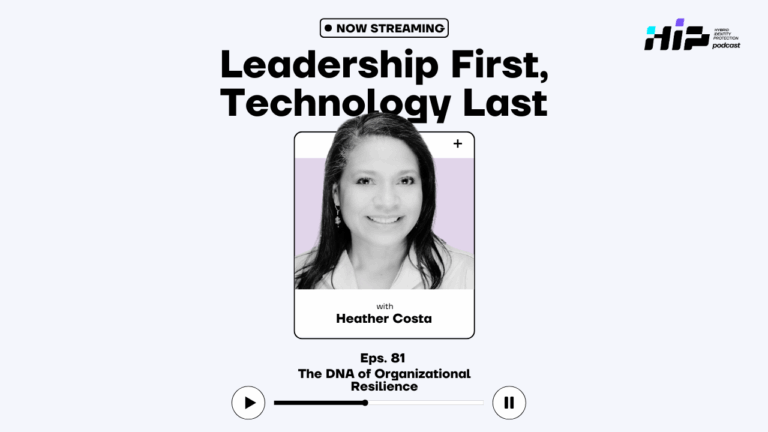 The DNA of Organizational Resilience: Leadership First, Technology Last with Heather Costa, Director of Technology Resilience at Mayo Clinic